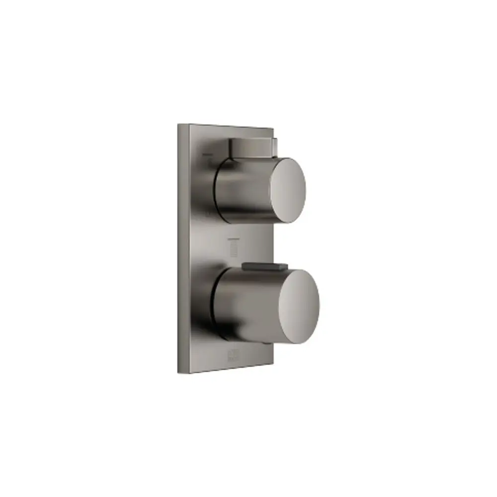 DORNBRACHT UP-Thermostat mit Dreiwege-Mengenregulierung SERIENSPEZIFISCH 36427670 Dark Platinum gebürstet, 36427670-99 Galeriebild 1